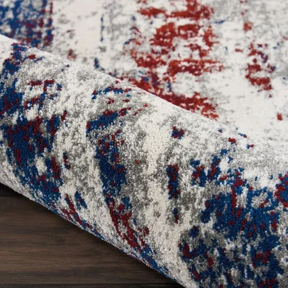 Runner Rug Abstract Design - Multicolor