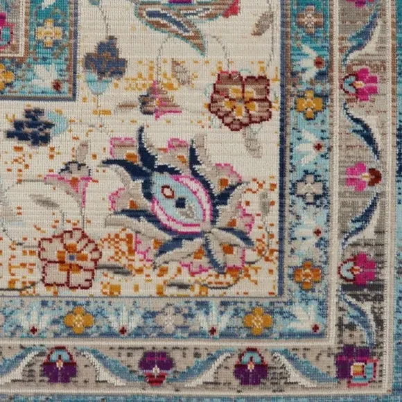 Runner Rug Distressed - Blue