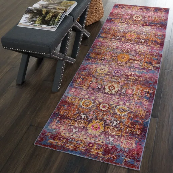 Runner Rug Persian Design - Red, Low Pile image