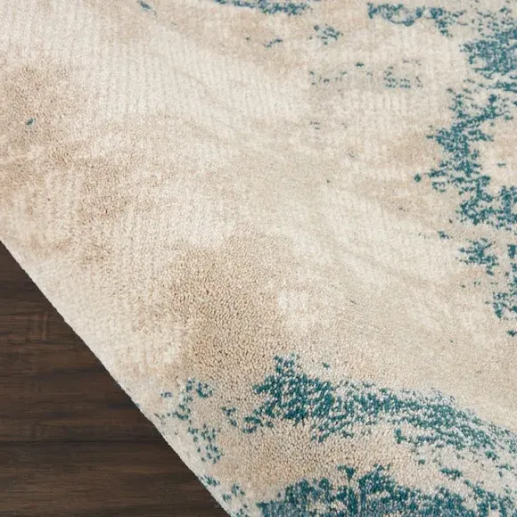 Runner Rug with Ombre Design - Grey