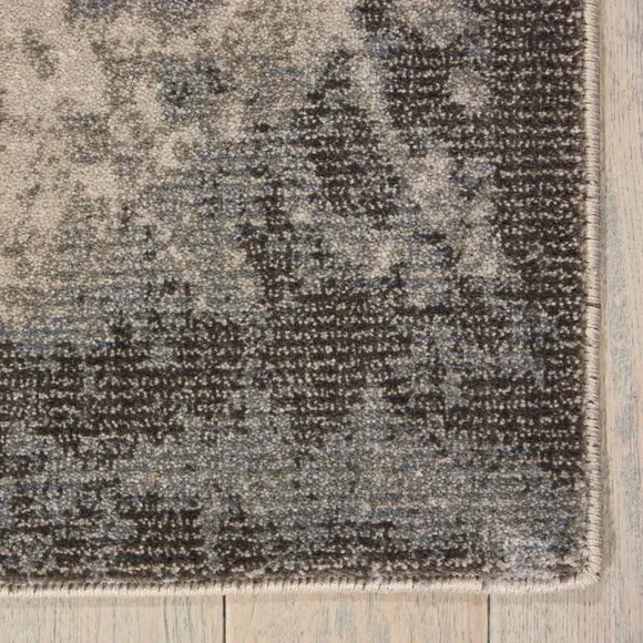 Runner Rug with Ombre Design - Grey