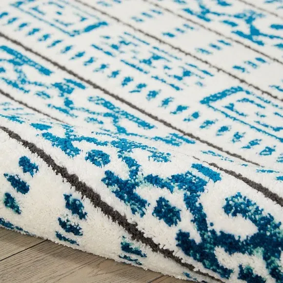 Runner Rug with Tassels - Yellow, Shag