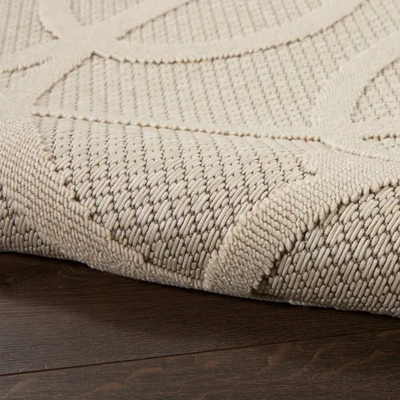 Scroll Rug Indoor Outdoor - Cream, Polypropylene
