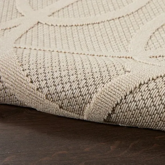 Scroll Rug Indoor Outdoor - Cream, Polypropylene