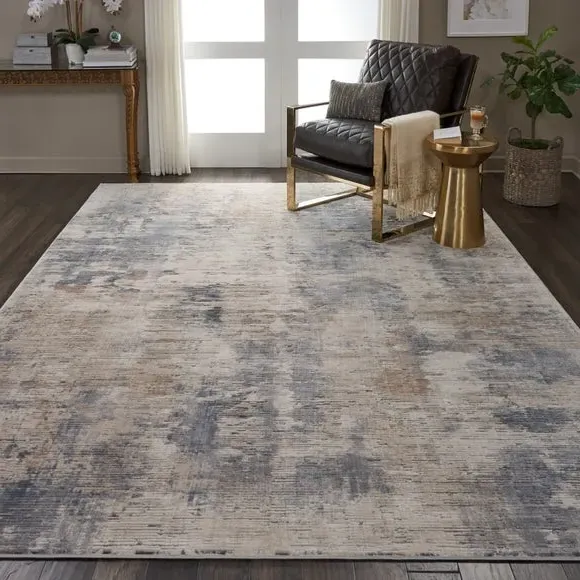 Textured Area Rug - Beige