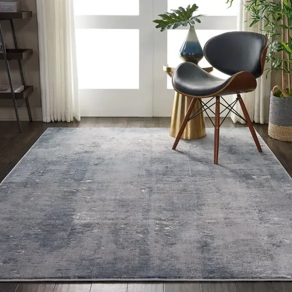 Textured Area Rug - Grey