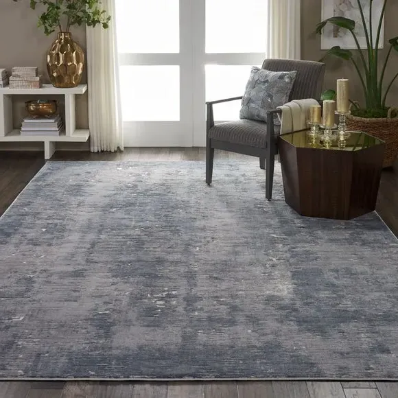 Textured Area Rug - Grey