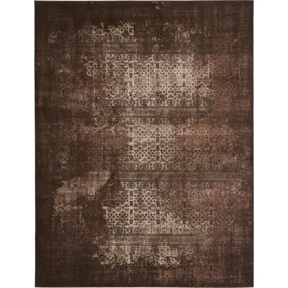 Tribal Pattern Rug - Latte, Polypropylene