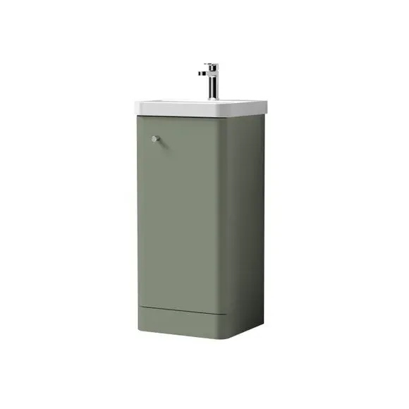 1-Door Vanity Unit with Basin - Green
