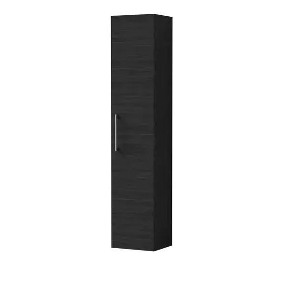 Tall Storage Unit Wall Mounted - Charcoal