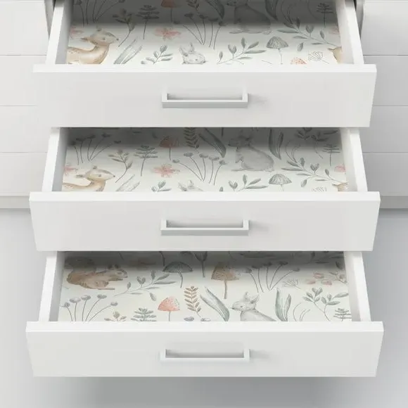 Self Adhesive Wallpaper Animals - Natural