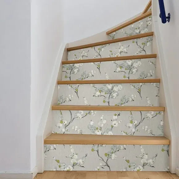 Self Adhesive Wallpaper Floral - Grey