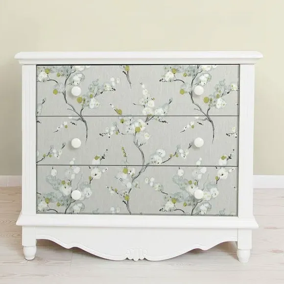 Self Adhesive Wallpaper Floral - Grey image