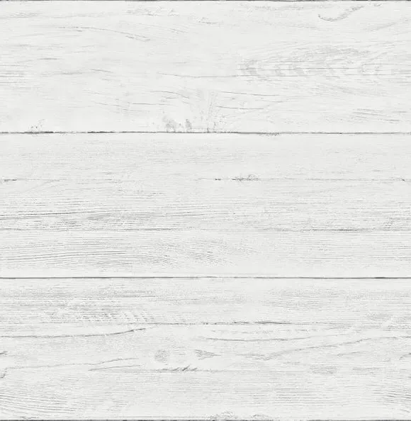 Self Adhesive Wallpaper - White, Wood Effect