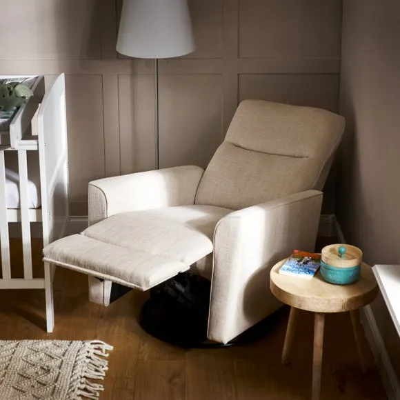 Swivel Glider Recliner Chair - Oatmeal