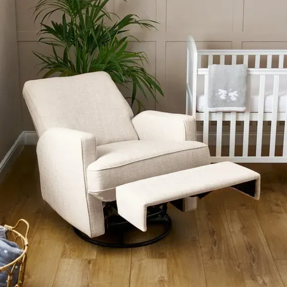 Swivel Glider Recliner Chair - Oatmeal
