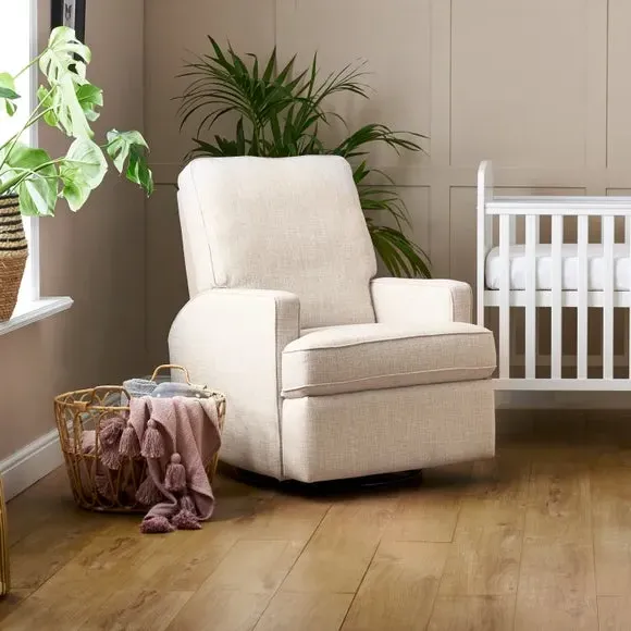 Swivel Glider Recliner Chair - Oatmeal