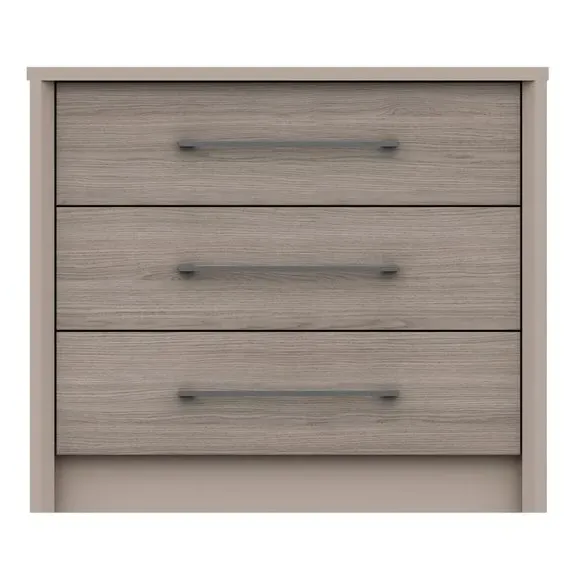 3-Drawer Chest with Oak Fronts - Light Oak