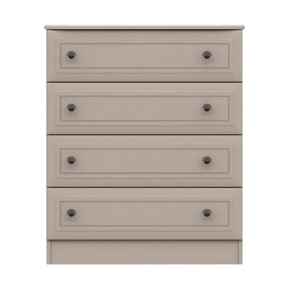 4-Drawer Chest with Crystal Handles - Earth image