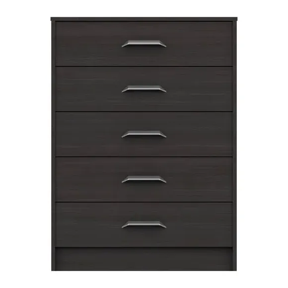 5-Drawer Chest with Cup Handles - Anthracite image