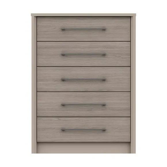 5-Drawer Chest with Handles - Light Oak