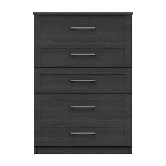 5-Drawer Chest with Shaker Handles - Grey image