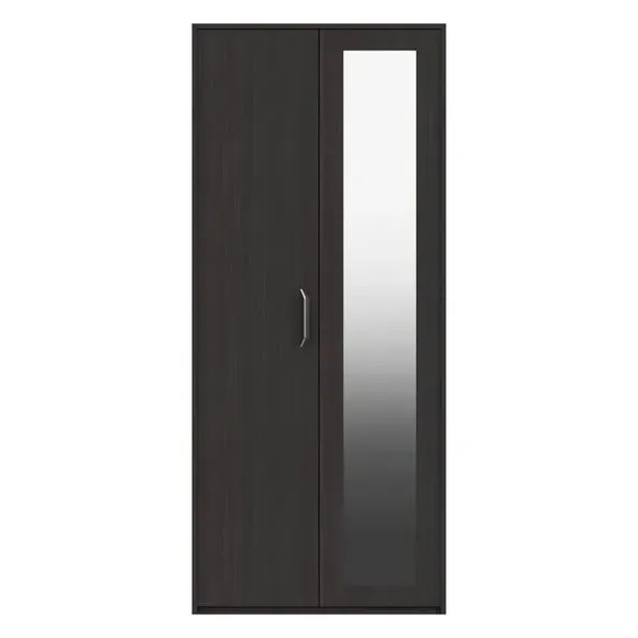 Double Wardrobe with Mirror Option - Black