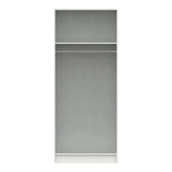 Double Wardrobe with Shaker Doors - Grey