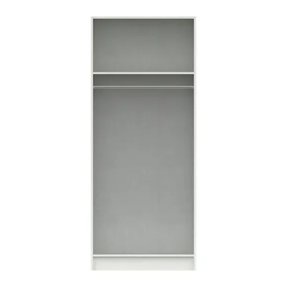 Double Wardrobe with Shaker Doors - Grey