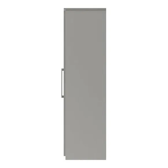 Double Wardrobe with Shaker Doors - Light Grey