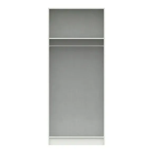 Double Wardrobe with Shaker Doors - White