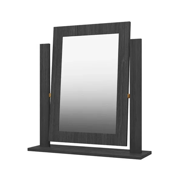 Free Standing Dressing Table Mirror - Grey