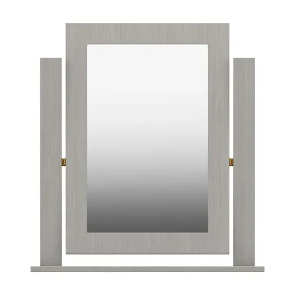 Free Standing Dressing Table Mirror - Light Grey