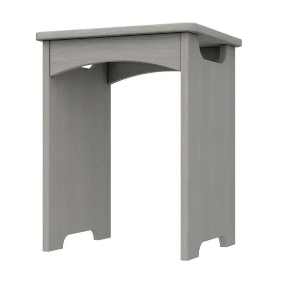 Stool with Grain Effect - Light Grey image