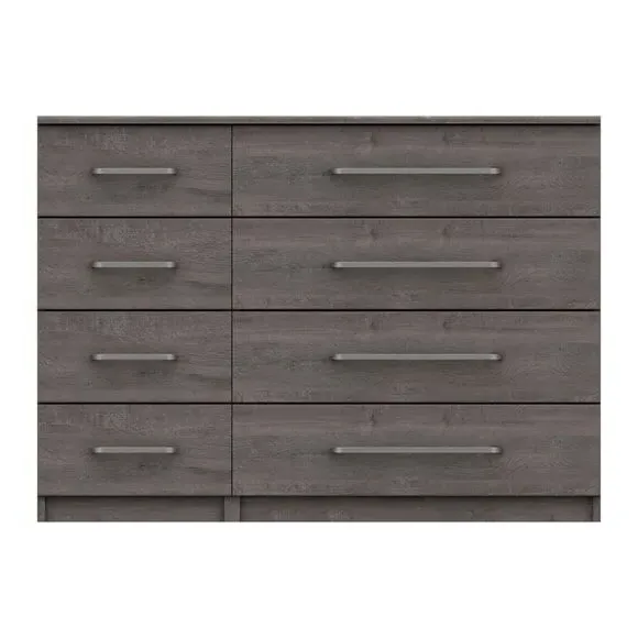 Wide 8-Drawer Chest - Dark Grey image