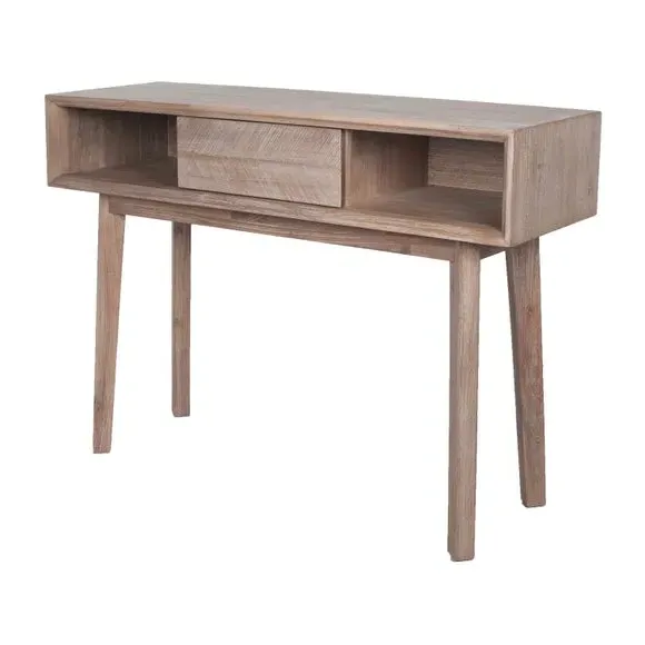 1 Drawer Dressing Table - Natural, Acacia Wood