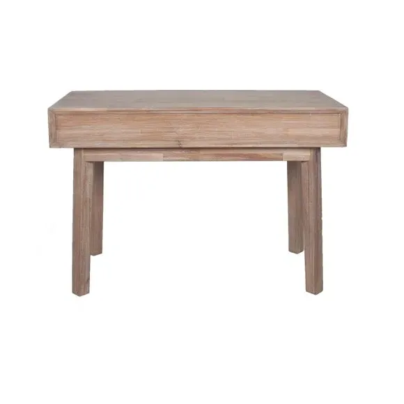 2-Drawer Desk - Natural, Acacia Wood