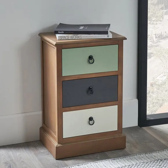 3-Drawer Chest - Multicolor, Pine image