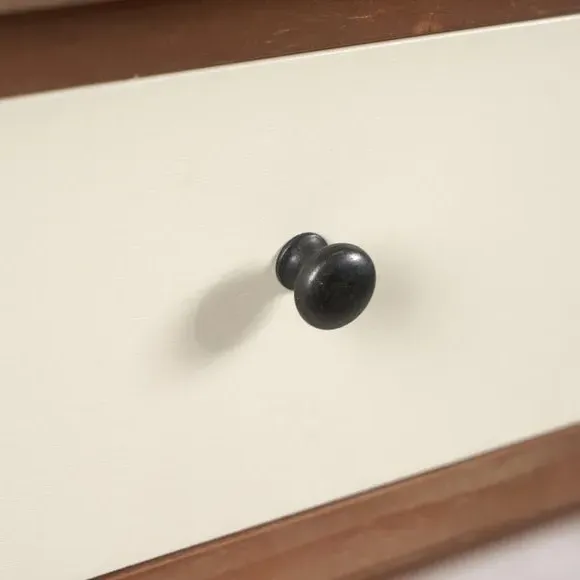 3-Drawer Desk with Storage - Sage, Pine Wood