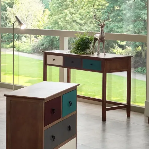 3-Drawer Dressing Table - Natural, Pine image