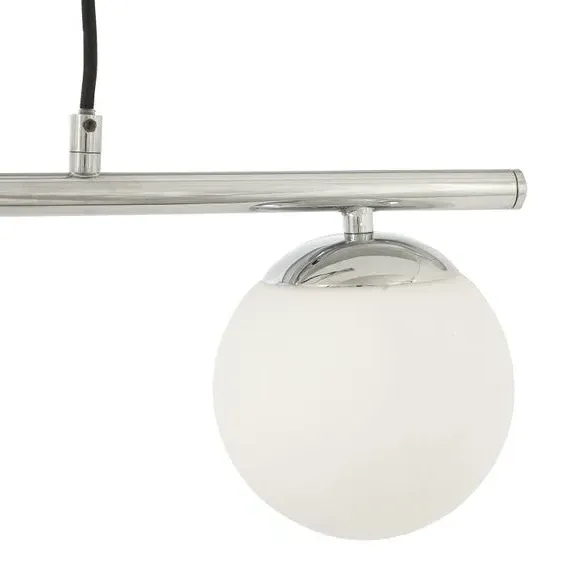 3-Light Pendant Ceiling Light - Chrome, Metal