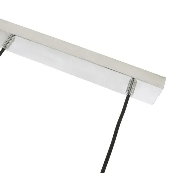 3-Light Pendant Ceiling Light - Chrome, Metal