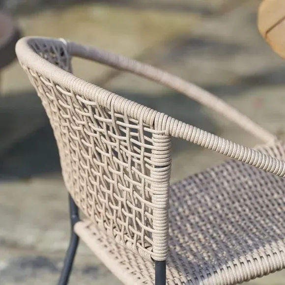 3-Piece Outdoor Bistro Set - Natural, Acacia Wood