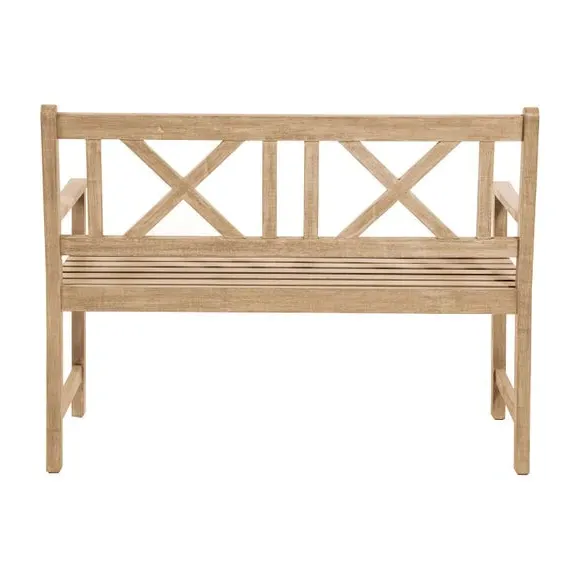 3-Seater Wooden Bench - Natural, Acacia Wood