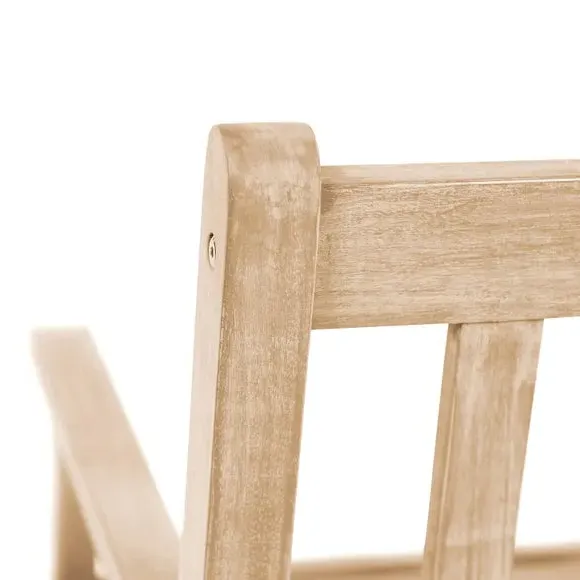 3-Seater Wooden Bench - Natural, Acacia Wood