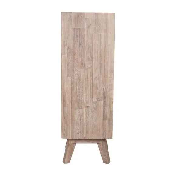 4-Drawer Chest - Natural, Acacia Wood