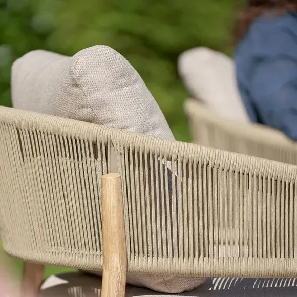 4-Seater Lounge Set - Natural, Rattan