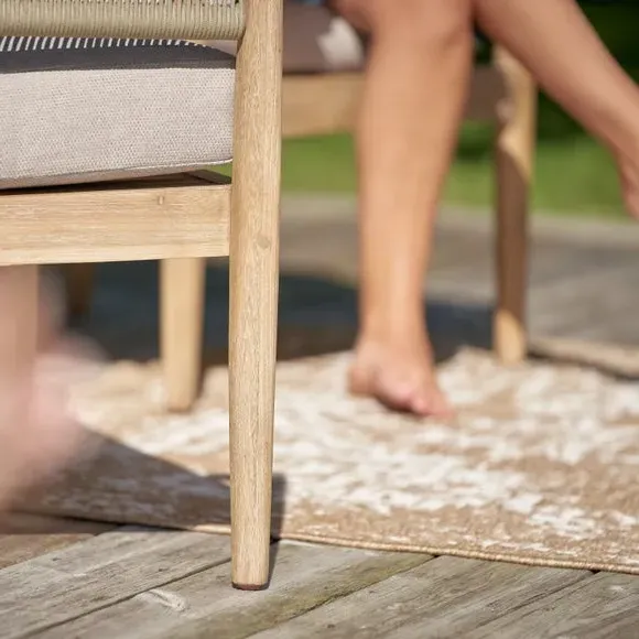4-Seater Lounge Set - Natural, Rattan