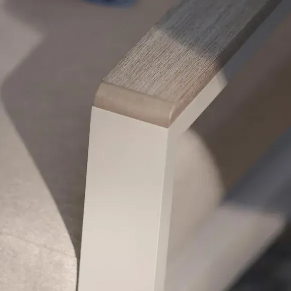 4-Seater Outdoor Dining Set - Latte, Aluminium