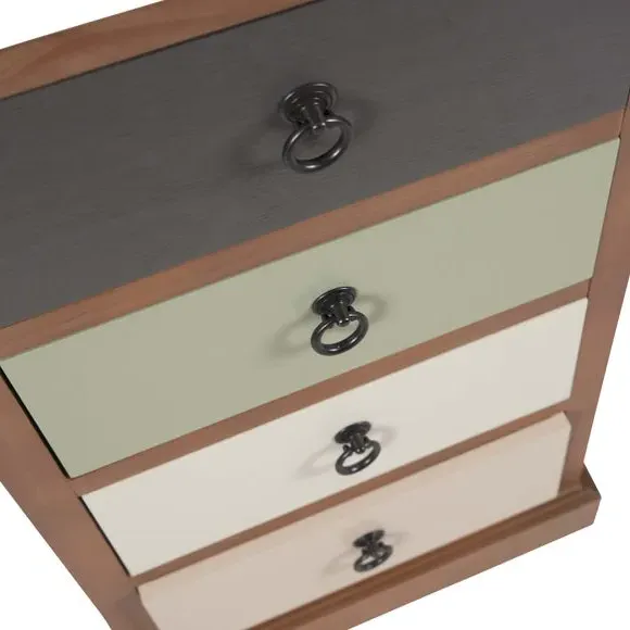 5 Drawer Chest - Multicolor, Pine